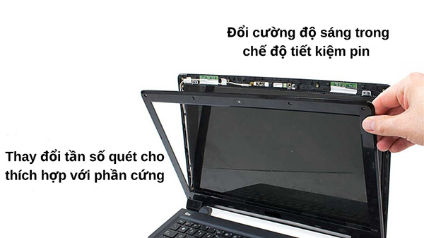 Hãy thử kiểm tra kiểm tra cài đặt độ sáng màn hình đã phù hợp chưa