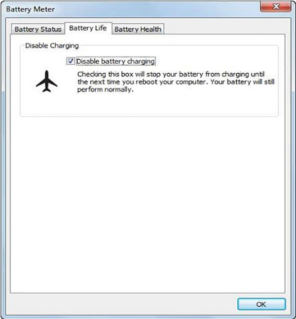 Phần mềm ngắt sạc pin laptop Dell Battery Meter (3)