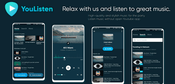 YouListen – Play YouTube Music 