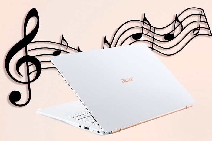 Cách nghe nhạc khi gập laptop