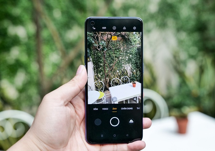 Giao diện camera trên OPPO A74