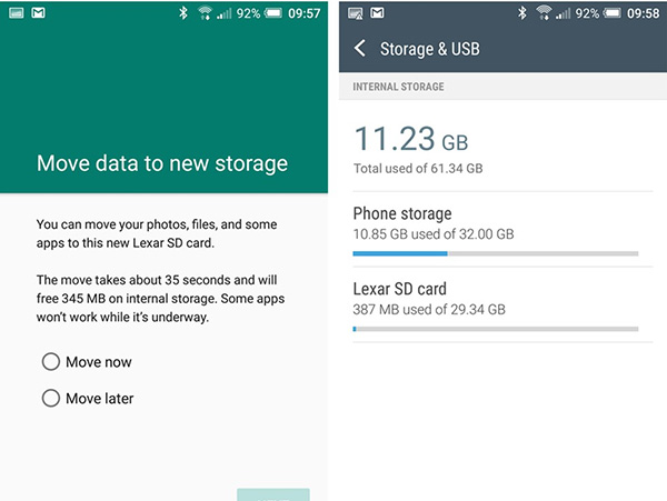 Tính năng Adoptable/Flex Storage bên trên Android 6.0 Marshmallow 