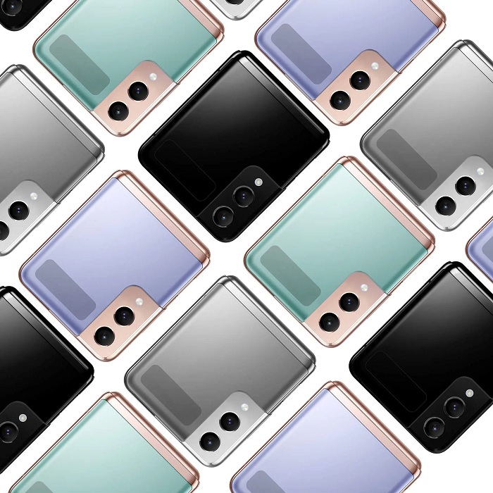 Các tùy chọn về màu sắc của Galaxy Z Flip 3