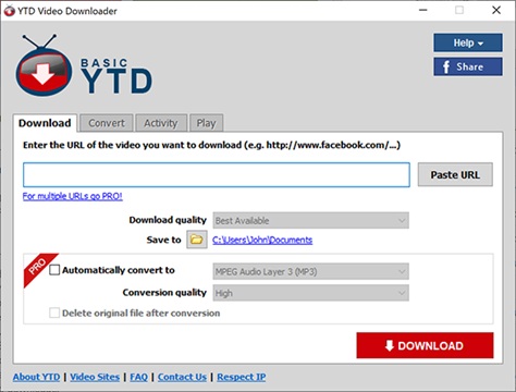 YTD Video Downloader là một trong những phần mềm tải video từ YouTube nhanh nhất