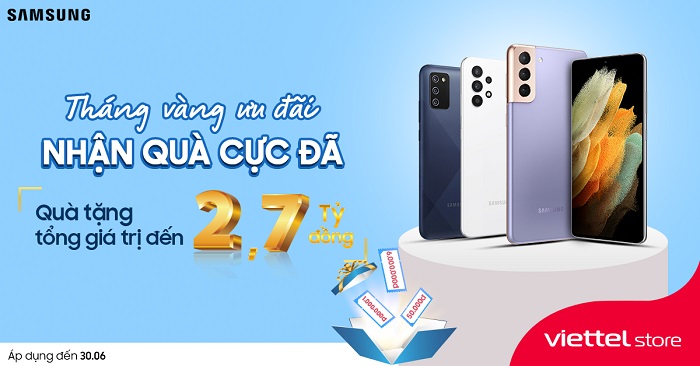 Tháng vàng ưu đãi - Nhận quà cực đã - Quà tặng tổng giá trị lên đến 2,7 tỷ đồng
