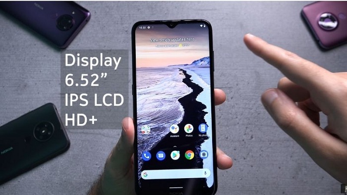 Màn hình Nokia G10 khá rộng