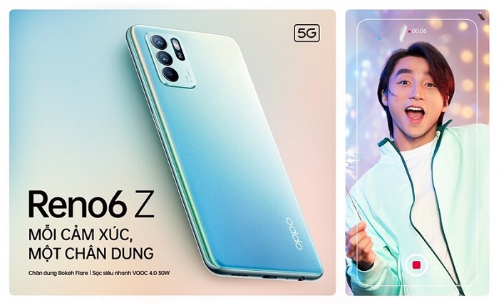 Ca sỹ Sơn Tùng - MTP sẽ là đại sứ thương hiệu cho OPPO Reno6 Z 5G