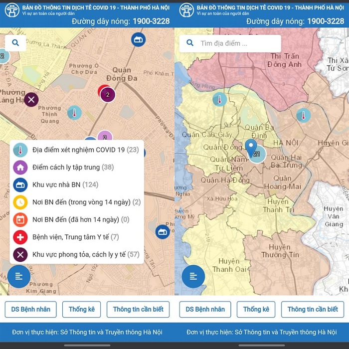 Bản đồ Covid-19 Hà Nội online chính xác và chi tiết sẽ giúp bạn cập nhật tình hình dịch bệnh nhanh chóng để có những phương án phòng chống và bảo vệ sức khỏe tốt nhất.