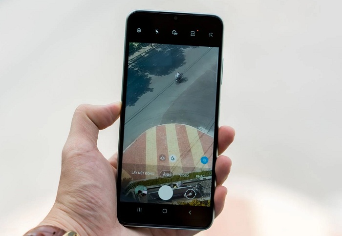 Giao hiện camera trên Galaxy A22 5G