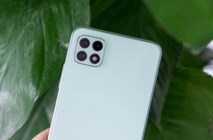 Cận cảnh camera sau của Samsung Galaxy A22 5G
