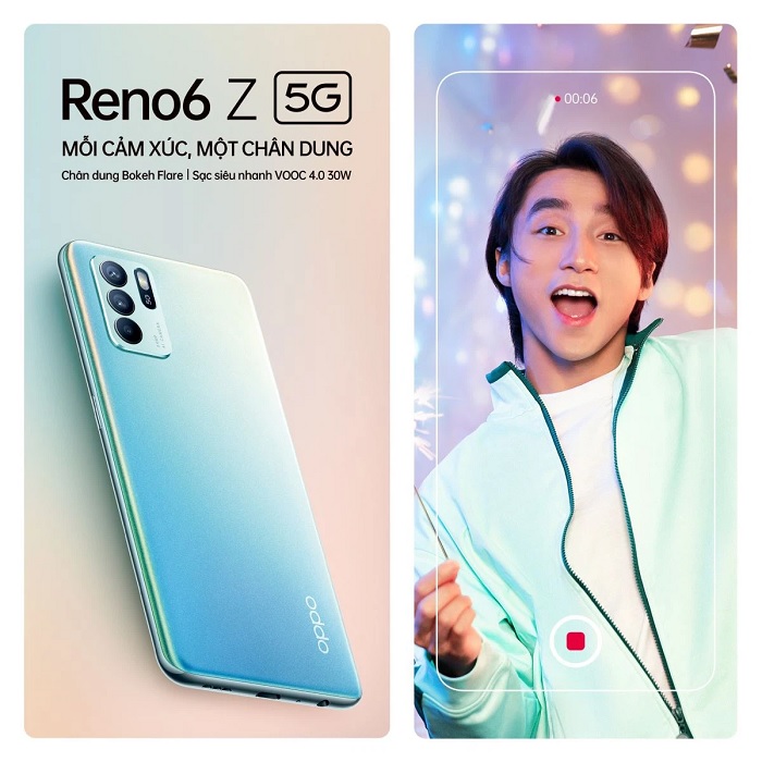 Sơn Tùng-MTP quảng bá cho Reno6 Z