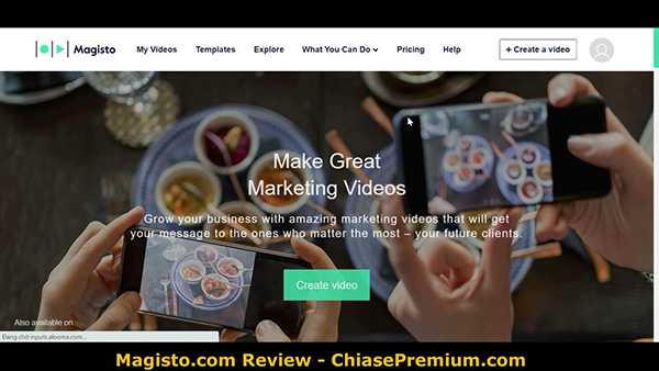 Ghép ảnh thành video online qua Magisto