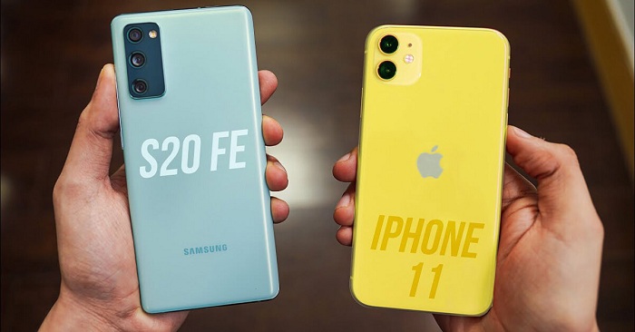 So sánh iPhone 11 và Galaxy S20 FE