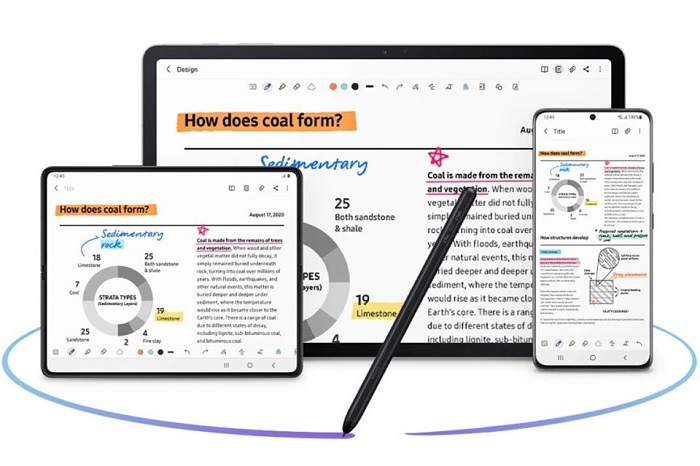 Bút S Pen trên Galaxy Z Fold3 5G làm được rất nhiều việc
