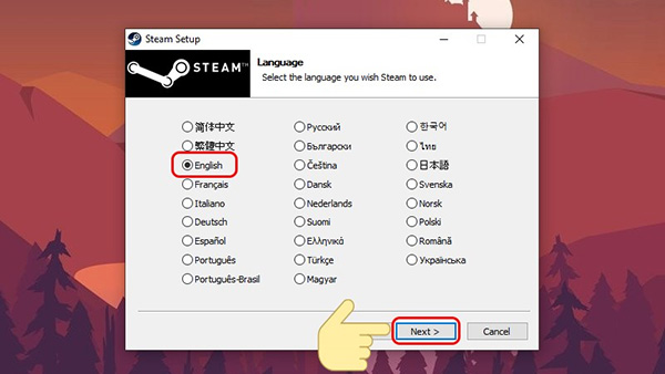Cài đặt Steam trên máy tính (2)