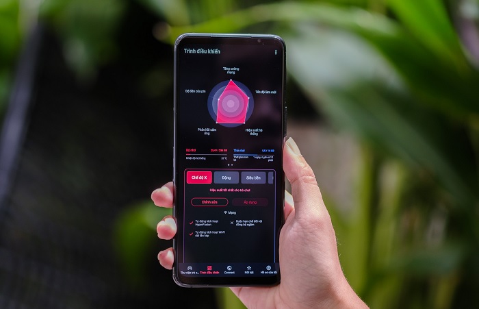 ROG Phone 5 cho phép chúng ta có thể tùy chỉnh hiệu năng một cách tối ưu