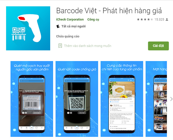 Phần mềm Barcode Việt