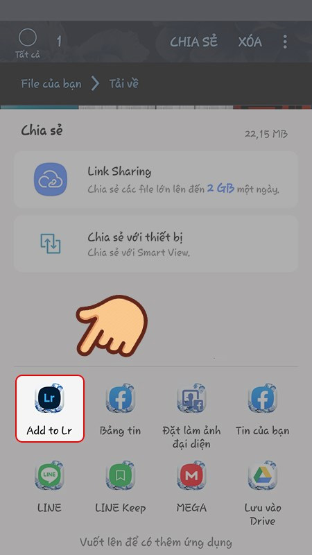 Cách thêm ảnh Lightroom trên điện thoại  (1)