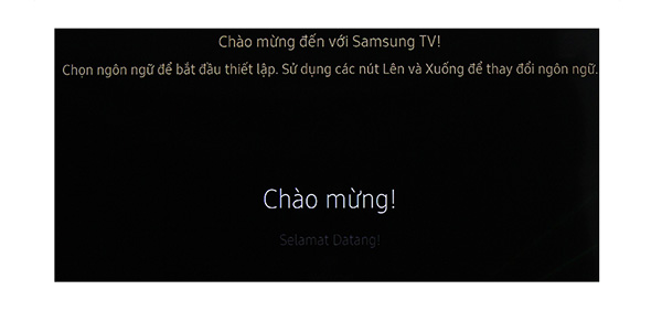 Hướng dẫn các bước thiết lập thông tin cho Tivi Samsung
