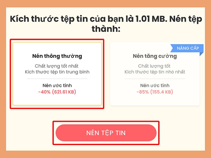 cách giảm dung lượng PDF Online