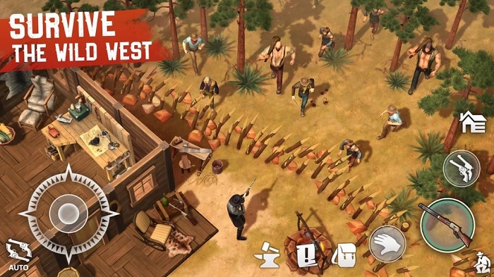 Game cao bồi trên iOS Westland Survival 
