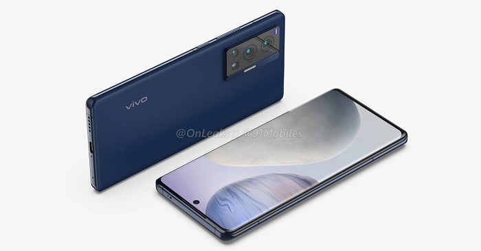 Ảnh render Vivo X70 Pro được tiết lộ trước đó