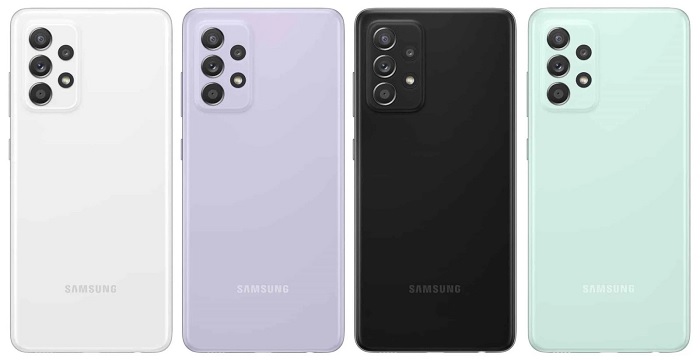 Các tùy chọn màu sắc của Galaxy A52s 5G
