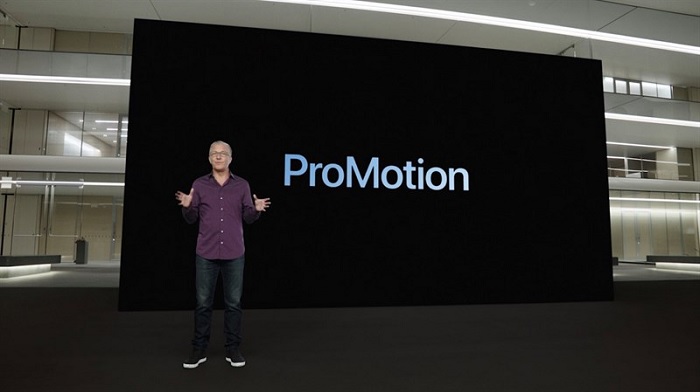 iPhone 13 Pro được tích hợp công nghệ màn hình ProMotion cho tốc độ làm mới lên tới 120Hz