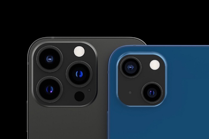 iPhone 13 chiếm hữu cụm camera kép, còn iPhone 13 Pro chiếm hữu cụm 3 camera mặt mày sau