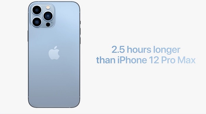 Thời lượng pin iPhone 13 series cao hơn phiên bản tiền nhiệm