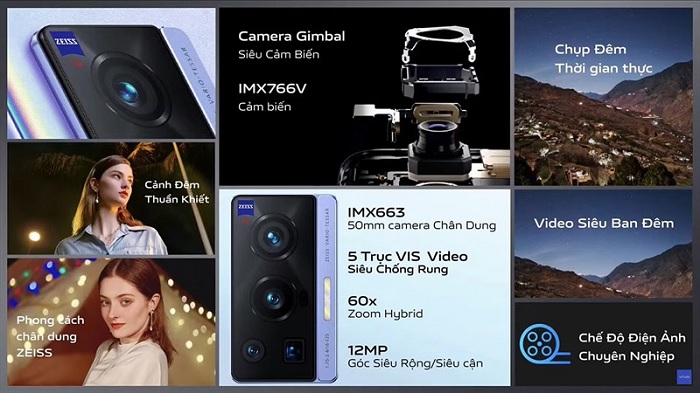 Gimbal một trong những tính năng chụp ảnh đáng chú ý trên Vivo X70 Pro