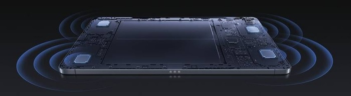Xiaomi được trang bị 4 loa áp dụng công nghệ Dolby Atmos