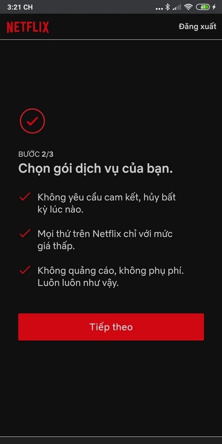 Cách đăng ký Netflix trên điện thoại