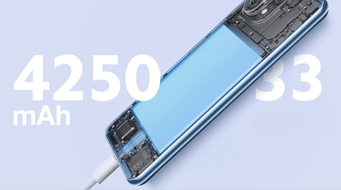 Thiết bị sở hữu viên pin lớn và hỗ trợ sạc nhanh 33W