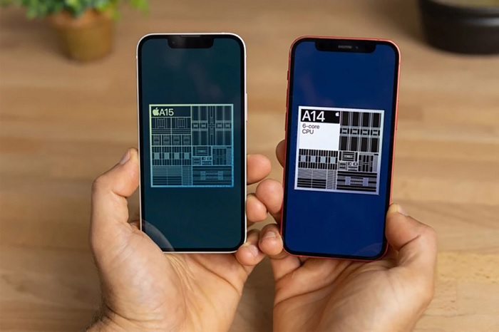 iPhone 13 mini chạy chip Apple A15, iPhone 12 mini chạy chip A14