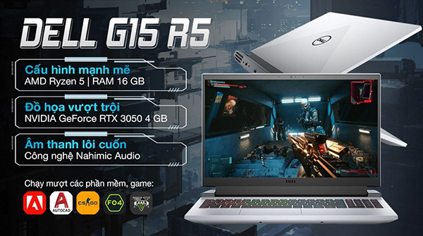 Dell Gaming G15 5515 R5 5600H (P105F004BGR)