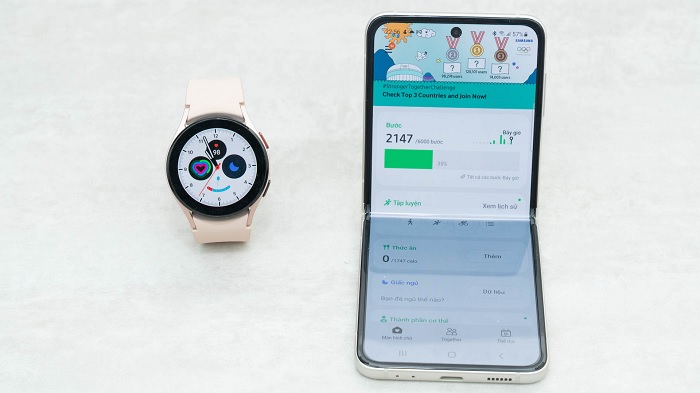 Galaxy Watch4 tích hợp GPS theo dõi được các hoạt động ngoài trời có độ chính xác cao