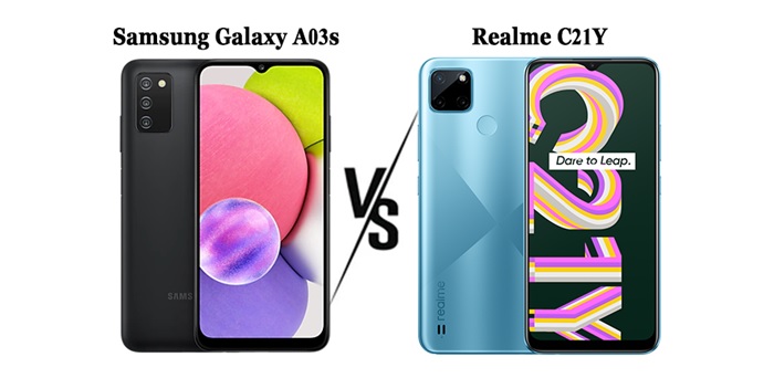 Nên chọn Galaxy A03s hay Realme C21Y?