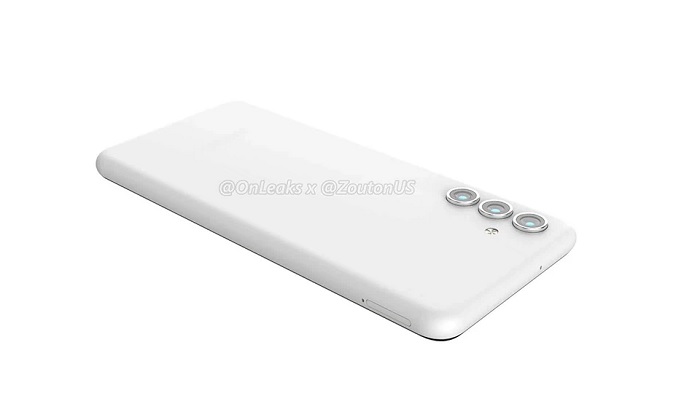 Mặt lưng Galaxy A13 5G với 3 cảm biến lồi lên
