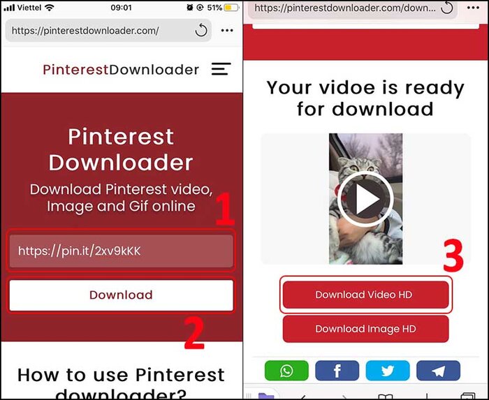 Hướng dẫn cách tải video Pinterest về điện thoại, máy tính đơn ...