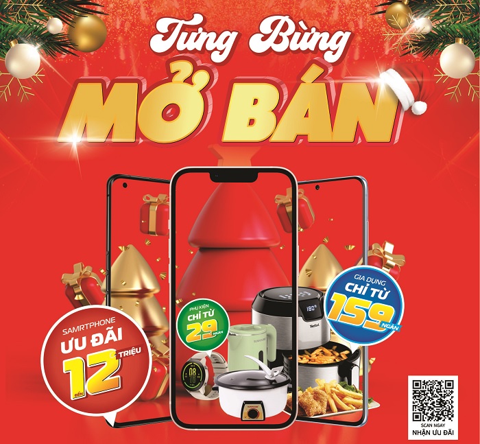 Viettel Store mở bán siêu thị mới tại Thái Bình, TP. Hồ Chí Minh và Đồng Nai, mua điện thoại giảm đến 12 triệu cùng nhiều ưu đãi hấp dẫn