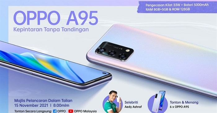 Ấn định ngày ra mắt OPPO A95 4G