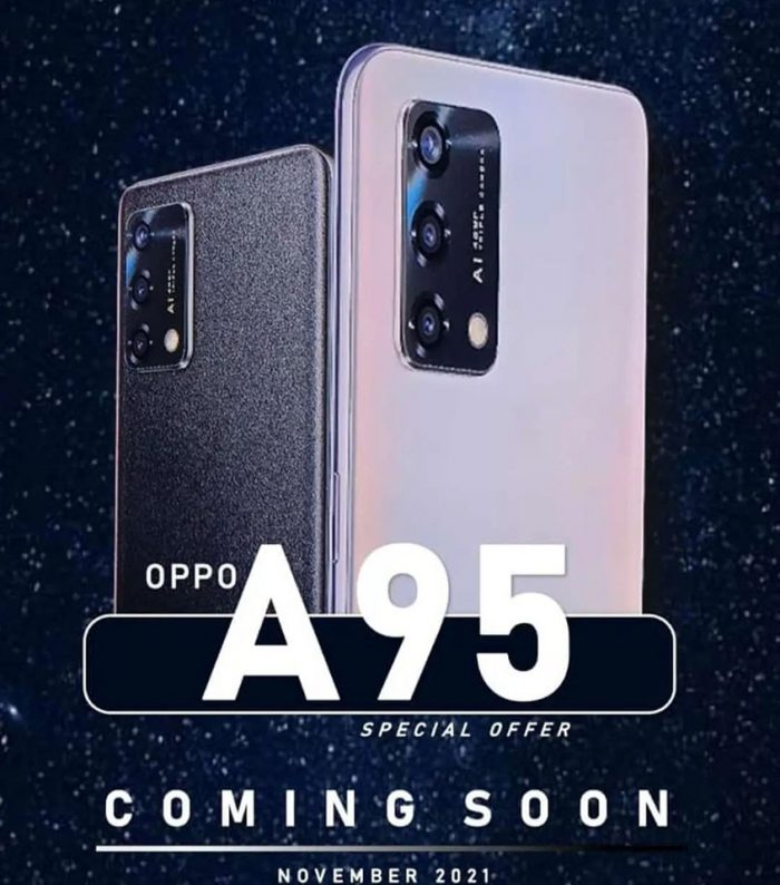 Thiết kế OPPO A95 4G được tung ra với kiểu dáng bắt mắt, thu hút người nhìn 