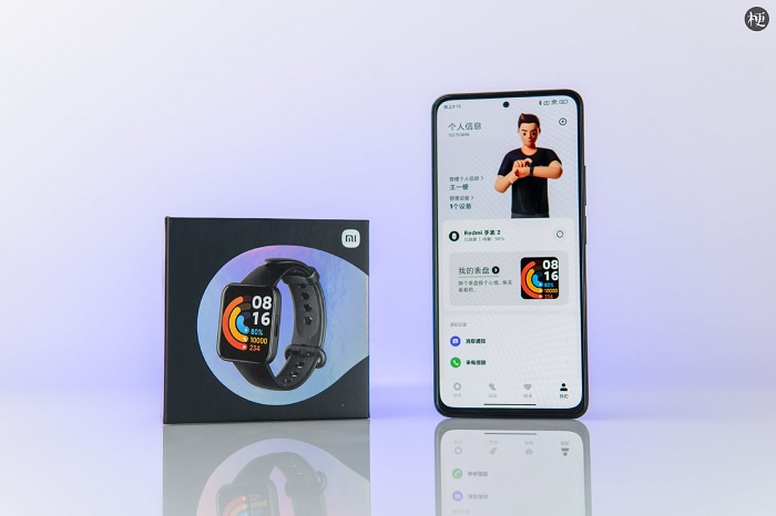 Thiết kế hộp Redmi Watch 2 khá đơn giản