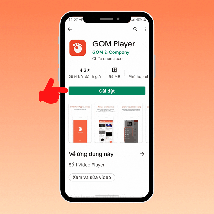 Tải GOM Player trên kho ứng dụng