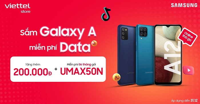 Sắm Galaxy A - Miễn phí Data