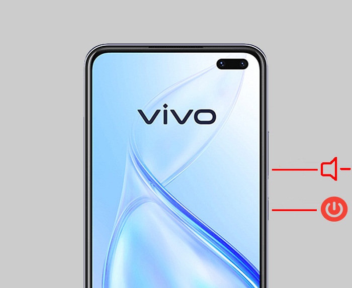 Chụp màn hình Vivo với phím vật lý