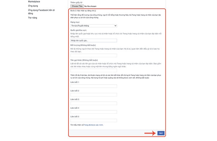 Cách đăng ký tick xanh trên Facebook