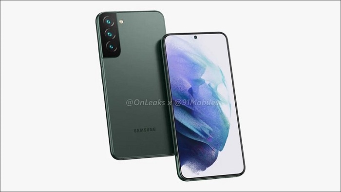 Ảnh render Galaxy S22 Plus