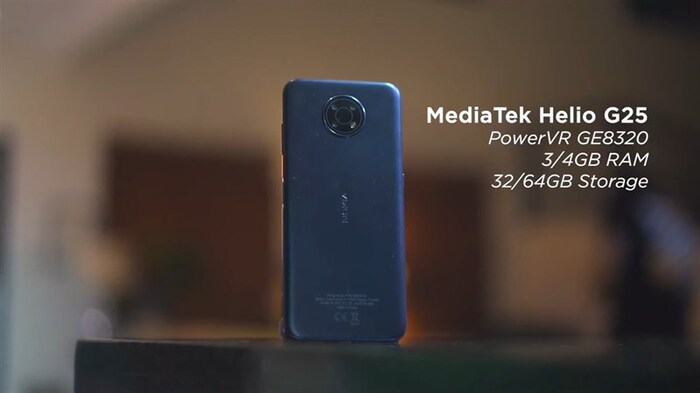 Máy được trang bị Chipset Helio G25